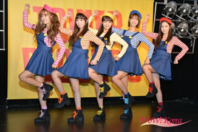 「CRAYON POP」左からエリン、ウェイ、ソユル、グンミ、チョア