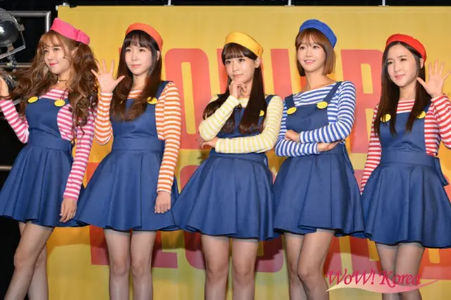 「CRAYON POP」左からエリン、ウェイ、ソユル、グンミ、チョア