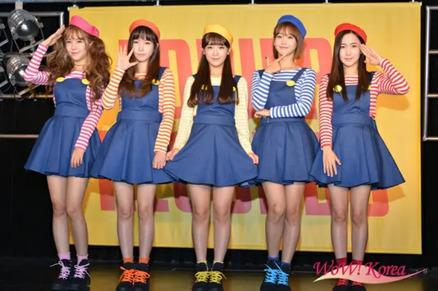 「CRAYON POP」左からエリン、ウェイ、ソユル、グンミ、チョア