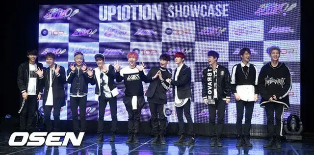 「BRAVO！」の発売記念ショーケースを開催した「UP10TION」