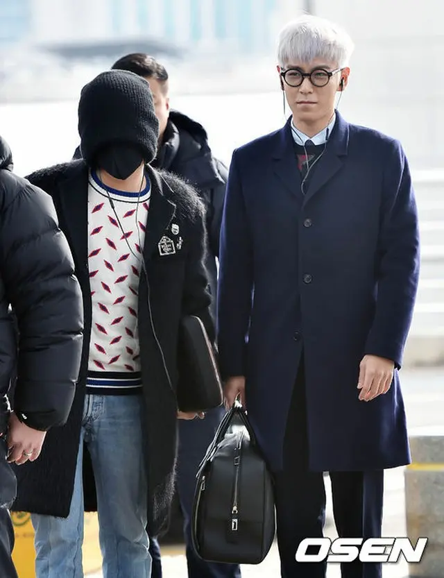 仁川空港から仏に向けて出国した「BIGBANG」G-DRAGON＆T.O.P