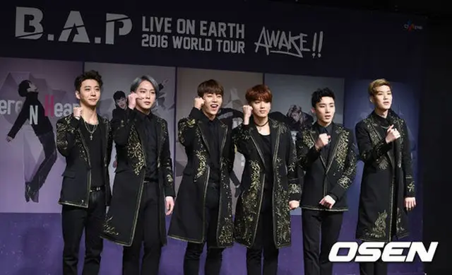 「B.A.P LIVE ON EARTH 2016 WORLD TOUR SEOUL AWAKE!!　」記者会見