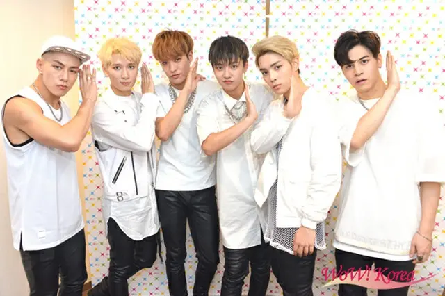 「CROSS GENE」左からキャスパー、セヨン、タクヤ、シン、ヨンソク、サンミン