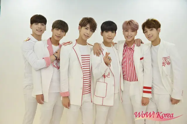 「SNUPER」左からウソン、サンイル、テウン、スヒョン、セビン、サンホ