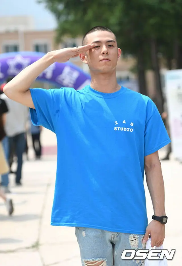 6師団新兵教育隊に入所した歌手Beenzino