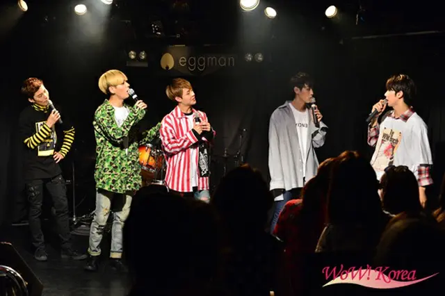 「IMFACT」左からジェオプ、ウンジェ、テホ、イサン、ジアン