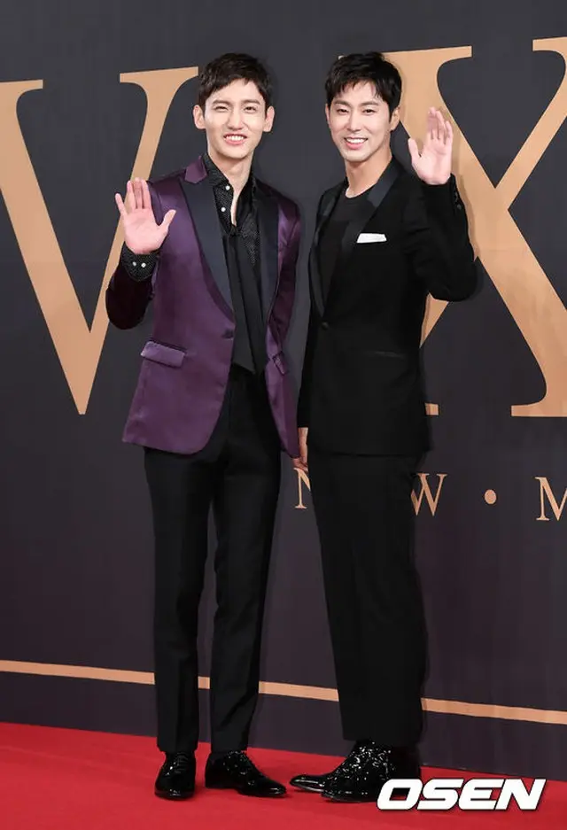 「TVXQ！ ASIA PRESS TOUR」記者会見を開催した「東方神起」