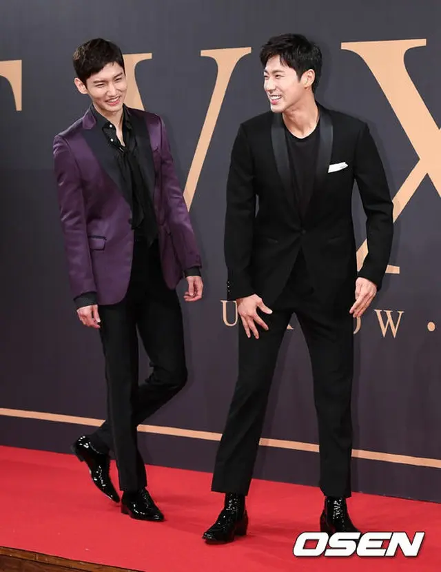 「TVXQ！ ASIA PRESS TOUR」記者会見を開催した「東方神起」