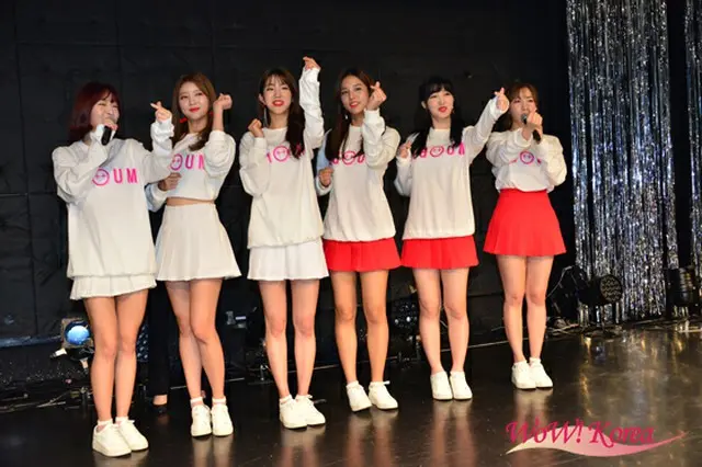 「LABOUM」左からユジョン、ヘイン、ジエン、ソルビン、ユルヒ、ソヨン