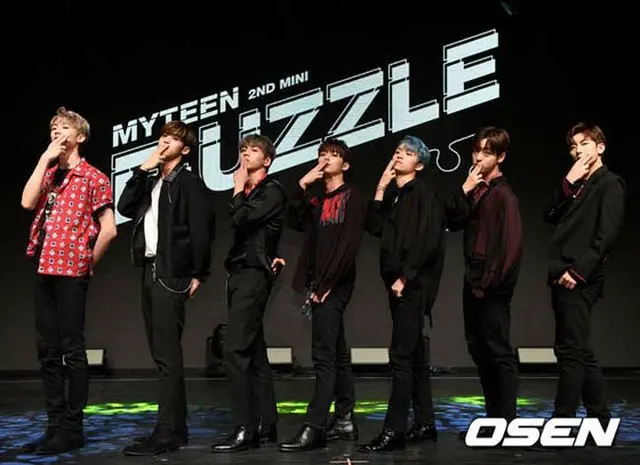 2ndミニアルバム「F;UZZLE」のショーケースを開催した「MYTEEN」