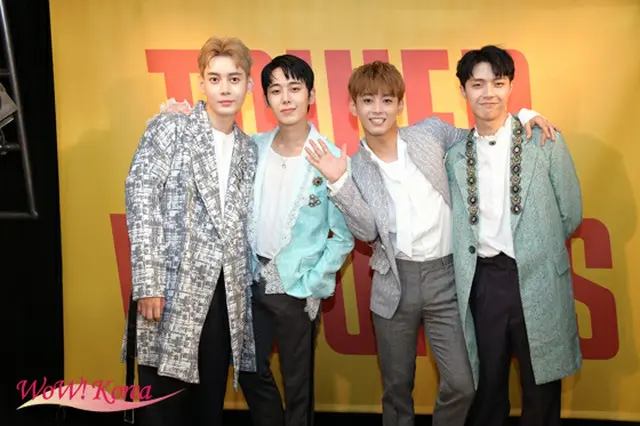 「MYNAME」左からコヌ、チェジン、セヨン、ジュンQ