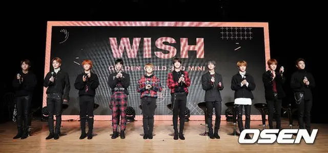 3rdミニアルバム「WISH」のショーケースを開催した「Golden Child」