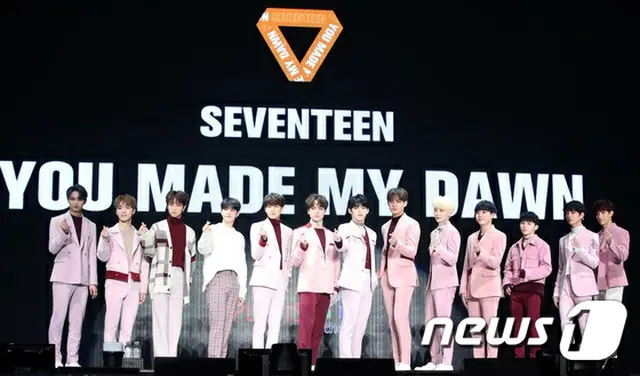 6thミニアルバム「YOU MADE MY DAWN」発売記念ショーケースを開催した「SEVENTEEN」