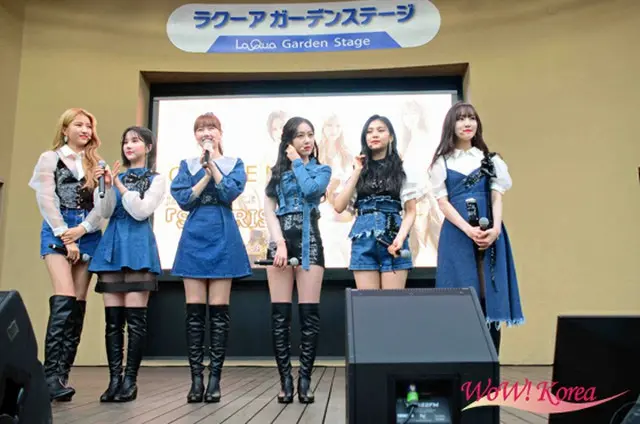 「GFRIEND」左からソウォン、ウナ、イェリン、シンビ、オムジ、ユジュ