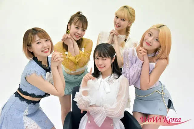 「CHERRSEE」左からNENE、YUMA、AIRI、LENA、中央MIYU