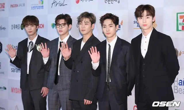 「2019今年のブランド大賞」授賞式に出席した「NU’EST」