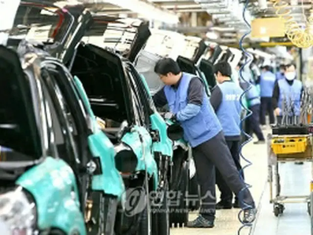 韓国自動車メーカーの生産工場（資料写真）＝（聯合ニュース）