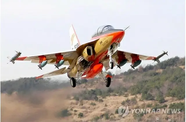 韓国の高等訓練機「Ｔ５０」＝（聯合ニュース）