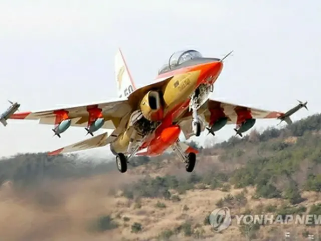 韓国の高等訓練機「Ｔ５０」＝（聯合ニュース）