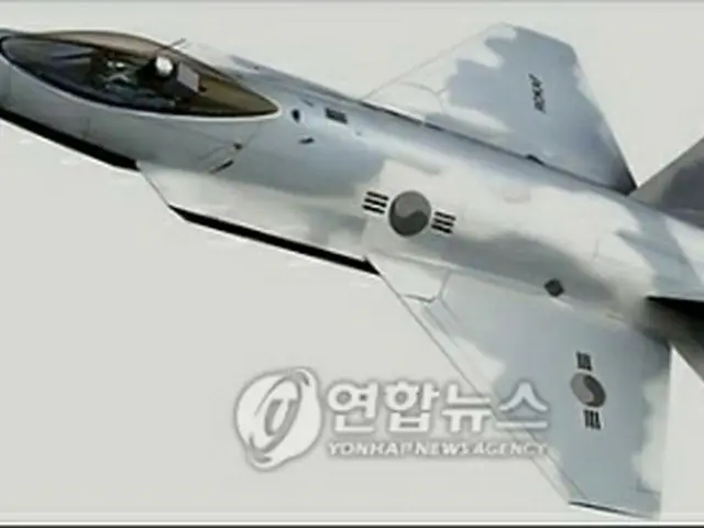 韓国型戦闘機（ＫＦ－Ｘ）の概念図＝（聯合ニュース）