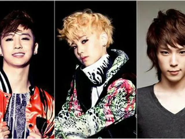 すでに公開されている3メンバー(左からパン・ヨングク、ZELO（ゼロ）、ヒムチャン）