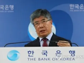 韓国中銀総裁「来年の成長予想3．2%は悪くない」