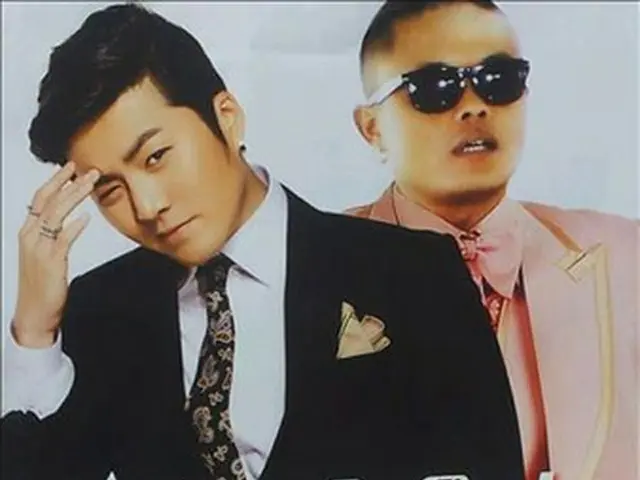 Eru（左）とインドネシア人気歌手Sule