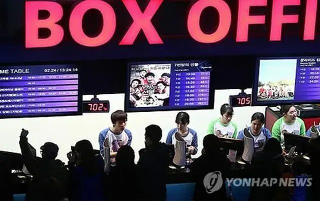 一期の韓国映画観客数3千845万人、歴代最多