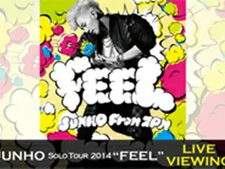 JUNHO Solo Tour 2014“FEEL”ライブ・ビューイング実施決定!!