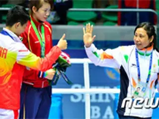 韓国選手との準決勝で判定に不満、インド選手が銅メダル拒否