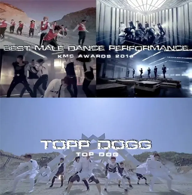 韓国アイドルグループ「ToppDogg」がフランス「KMCアワード」で男性ダンスパフォーマンス部門を受賞した。（提供:OSEN）