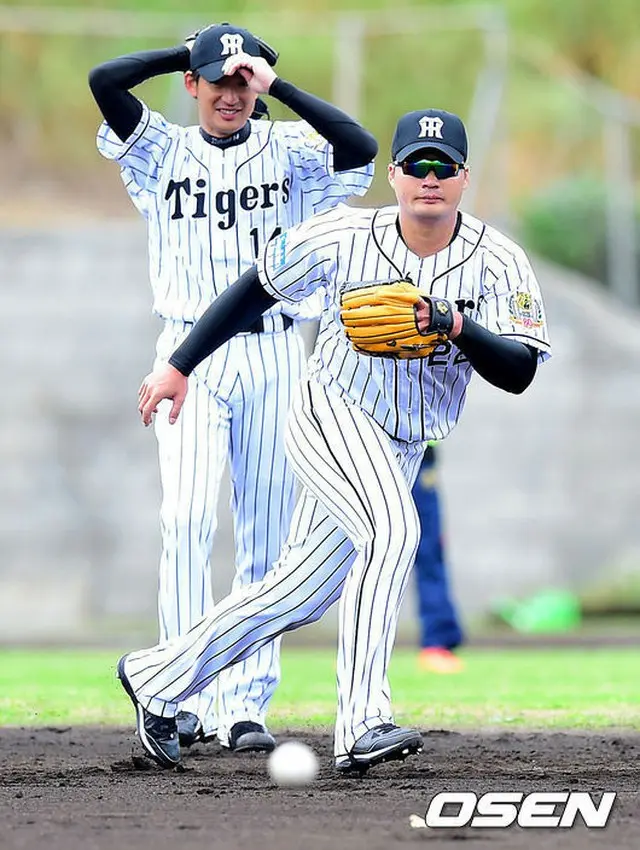 デビュー初年度セントラル・リーグ救援1位にあがるなど阪神の日本シリーズ進出を導いた守護神の呉昇桓（オ・スンファン）。