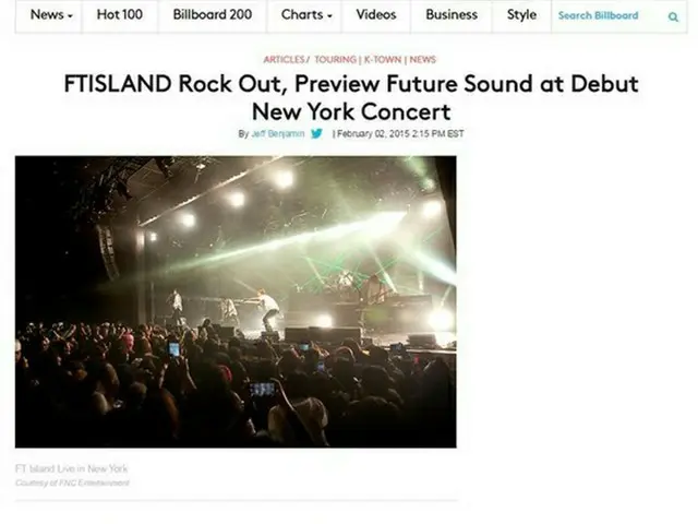 米ビルボードが FNCエンターテイメント所属の人気バンド 「FTISLAND」の音楽に注目した。（提供:OSEN）