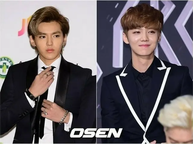 韓国の大手芸能プロダクションSMエンタテインメントは、「EXO」のメンバーLUHAN（写真右）と同じような状況にあるKRIS（写真左）に対しても、制裁を加えるための訴訟を予告している。（提供:OSEN）