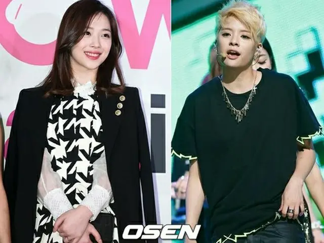 韓国ガールズグループ「f(x)」のソルリ（20）がメンバーのエンバ（22、Amber）のソロ活動を応援する姿を見せた。