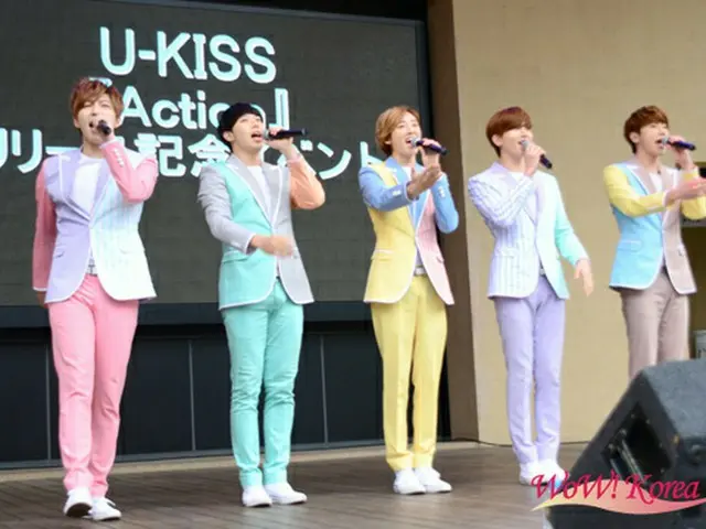 【速報イベントレポ】「U-KISS」、念願の1位獲得！4thアルバム「Action」リリースイベント開催