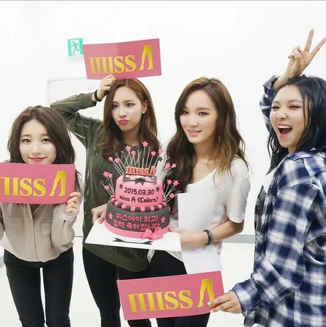 「Miss A」のフェイ（27）とミン（23）がカムバック直前に話題となったスジ（20）の熱愛について「まったく知らなかった」と述べた。（提供:OSEN）