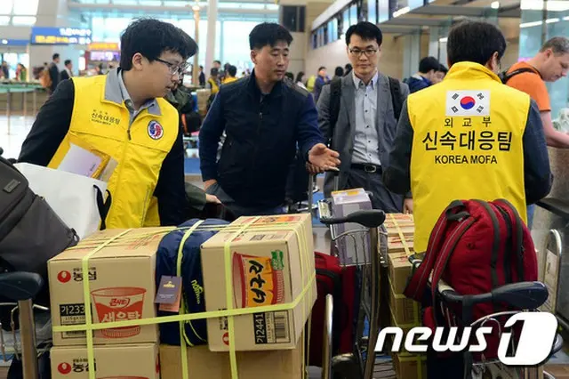 韓国政府は27日午前10時よりネパール地震と関連した関係省庁会議をおこなう。（提供:news1）