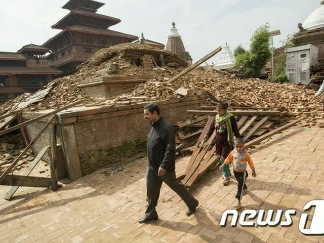 大規模地震の被害に遭ったネパールで、ヒマラヤに上がっていた韓国人観光客が現地人から暴行を受けたことがわかった。（提供:news1）