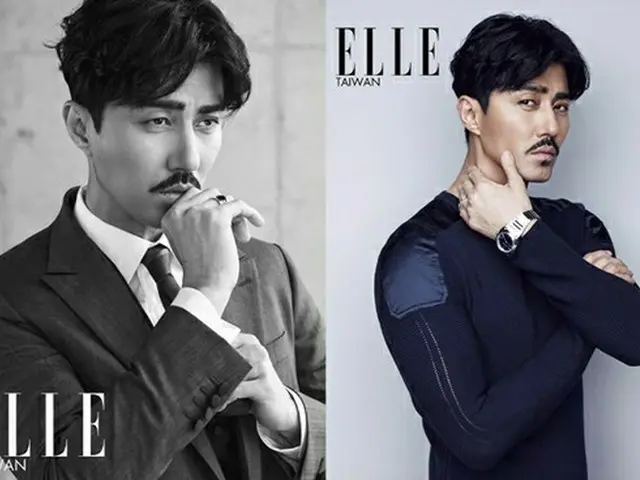 韓国俳優チャ・スンウォン（44）が、世界的なファッションマガジン「ELLE」台湾版の表紙を飾った。（提供:OSEN）