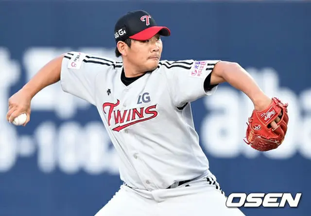 韓国プロ野球のLGツインズは、投手チョン・チャンヒョン（写真）に、飲酒運転に関する責任を問い、3か月の出場禁止及び罰金1000万ウォン（約112万円）の重い懲戒を決定した。（提供:OSEN）