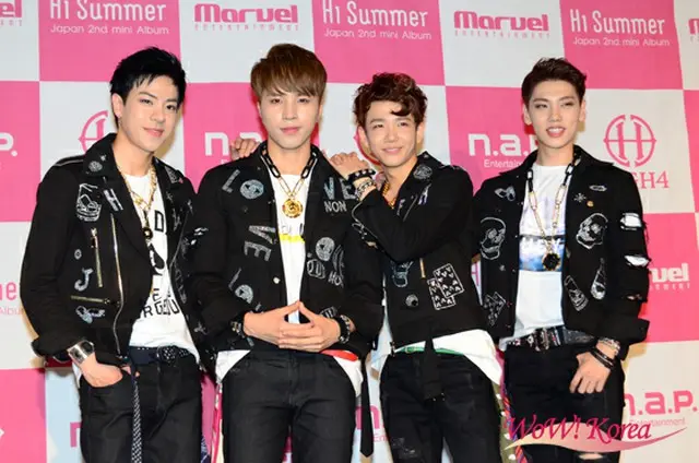 「HIGH4」左からアレックス、ソング、ミョンハン、ヨンジュン