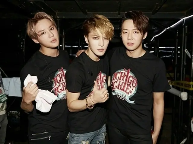 韓国人気男性グループ「JYJ」ユチョンとジュンスが軍入隊前に一緒にファンミーティングを開催する。（提供:OSEN）