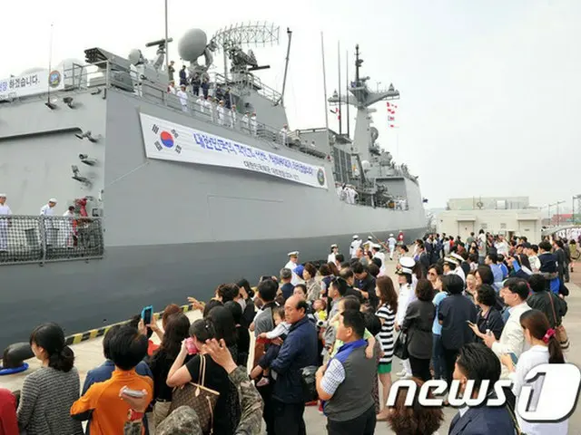 来月18日に相模湾で開催される日本海上自衛隊の国際観艦式に韓国の海軍の艦船（KDX-II）1隻が参加する。