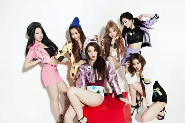 韓国ガールズグループ「Dal★shabet」がVアプリを通してファンに会う。（提供:news1）