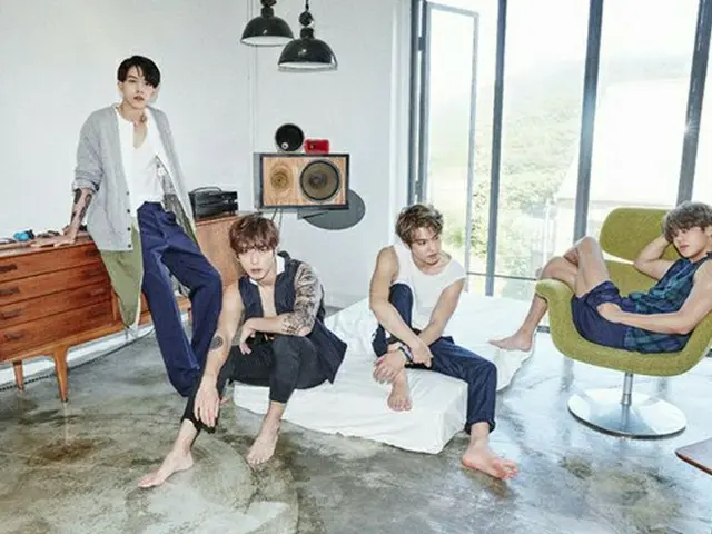 韓国の人気バンド「CNBLUE」が音楽番組でまた1位を獲得し、秋夕（チュソク、旧盆）連休に意味深い収穫をおさめた。（提供:OSEN）