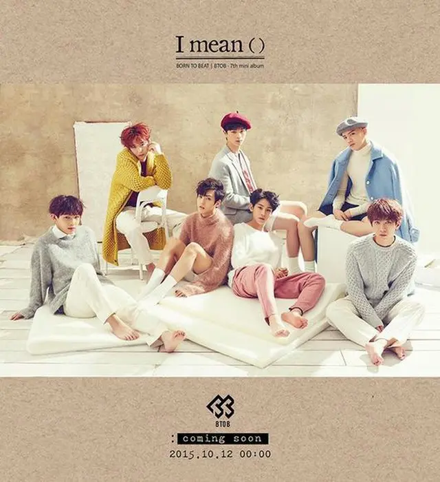 韓国アイドルグループ「BTOB」が来る12日0時、7thミニアルバム「I Mean」を発表し、約3か月ぶりにカムバックを確定した。