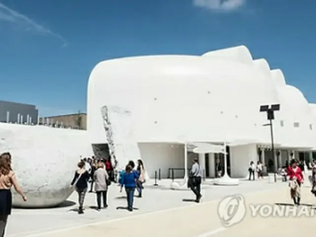 ミラノ万博の韓国館＝（聯合ニュース）