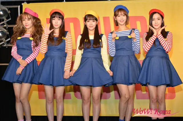 「CRAYON POP」左からエリン、ウェイ、ソユル、グンミ、チョア