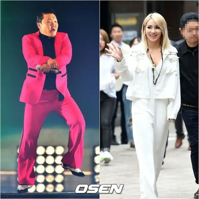 韓国歌手PSY（サイ）とガールズグループ「2NE1」CLが「2015 MAMA」に出演することがわかった。（提供:OSEN）